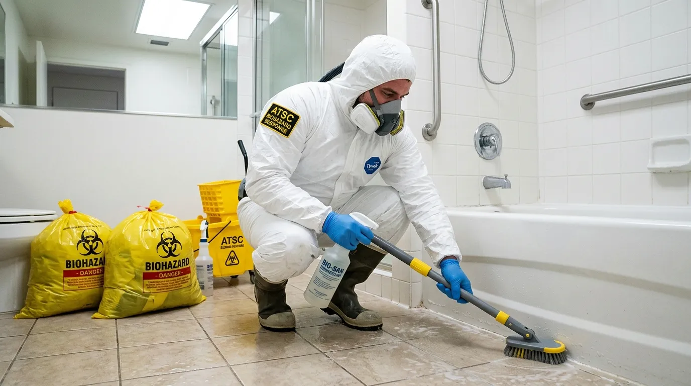 Decontamination equipment deployed for Blood Cleanup in Cypress Gardens